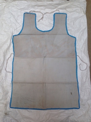 Safety Apron - Polyester Material, White Color, Male Fit | Fade Resistant, Easy to Wash, Durable with Fine Finish