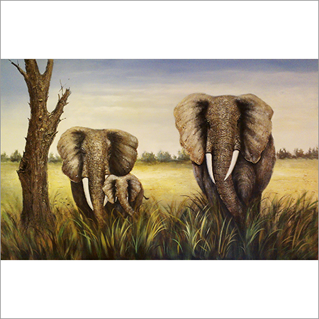 चित्रकारी - कैनवास और तेल