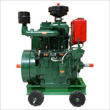 Double Cylinder Engine & Pumping Set