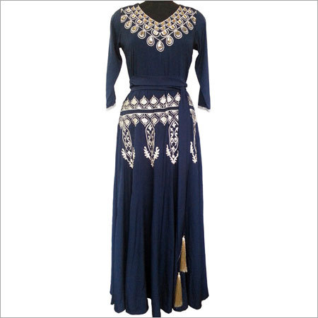 All Embroidered Beaded Abaya