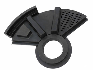 Ball Mill Rubber Liner - Color: Black