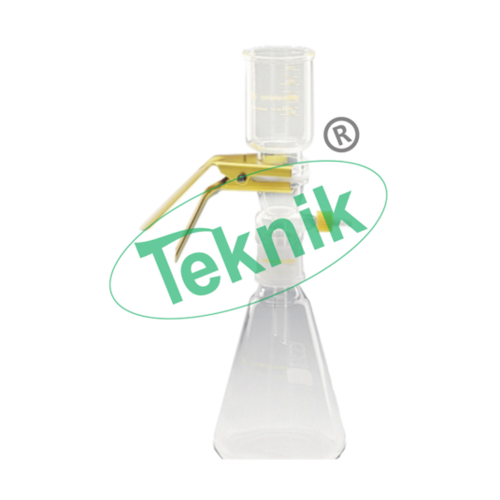 Membrane Filter Holder - Borosilicate Glass, 47mm Membrane Diameter & 300ml Funnel Capacity | Ideal for Pharmaceutical Lab Equipment