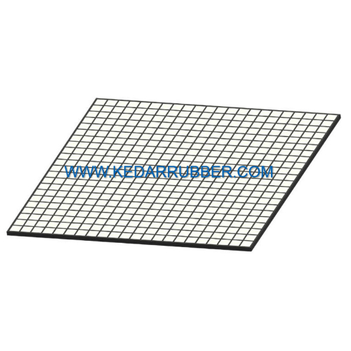 Ceramic Embedded Rubber Liner - Color: Black & White