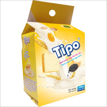 टीपो - काली तिल क्रीम अंडे के कुकीज़