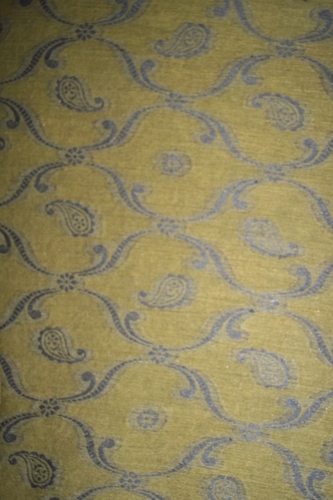 Cotton Textile Fabric - 40s Cotton, Customizable Size & Width, Yellow Floral Pattern, Medium Strength, Lightweight & Smooth Texture | Traditional & Intricate Weave Design for Apparel & Upholstery