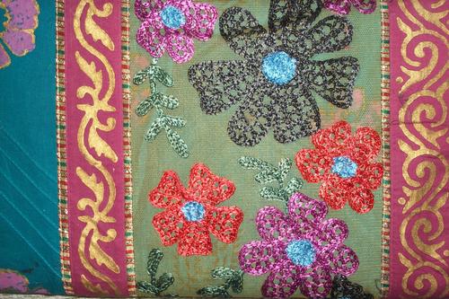 Twill Plain Cotton Fabrics - Customizable Size, Multicolor Floral Pattern | Smooth, Durable, Non-Stretchable, Light to Medium Weight