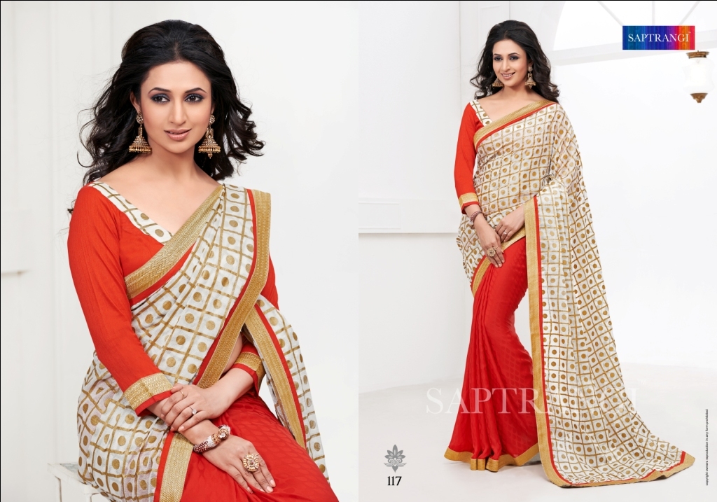 Saptrangi Silk Jacord Digital Print Saree Season 0