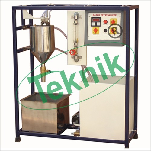 Batch Crystallizer - Stainless Steel, 2 Litre Capacity with Conical Bottom | Efficient Heat and Mass Transfer, Digital Temperature Control, Variable Speed Stirrer, Includes Cooling Water Tank and Pump