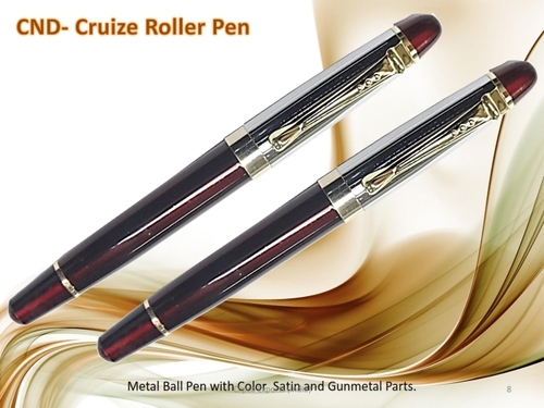 CND-CruizeRollerPen एक उच्च गुणवत्ता वाला रोलर पेन है, जो सुगम लेखन अनुभव के लिए डिज़ाइन किया गया है। इसकी चिकनी स्याही प्रवाह आपको हर बार एक उत्कृष्ट लेखन अनुभव प्रदान करता है।