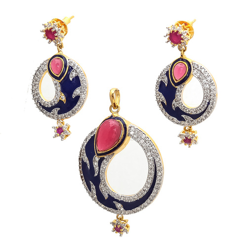 Artificial Peacock Pendant Set - High Imitation Jewelry Made with Premium Materials | Designer Pendant for Women, Perfect for Anniversaries, Engagements, Weddings, Gifts, and Parties