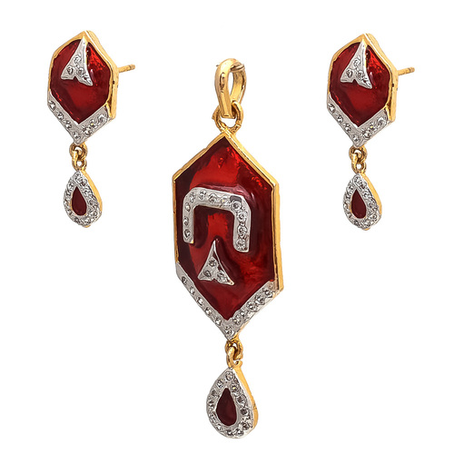 Meenakari Pendant Sets Gender: Women