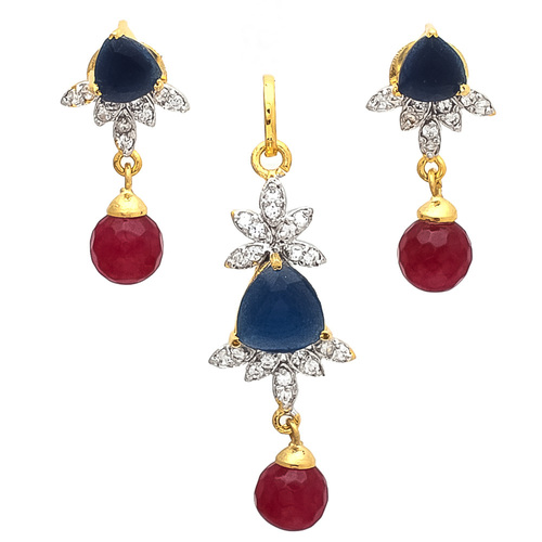 Indian Jewellery Pendant Set Gender: Women