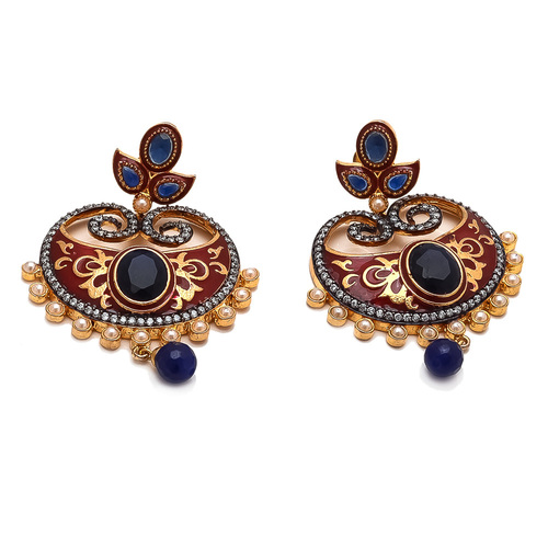 High Imitation Traditional Earrings - Luxurious Design, Elegant Finish | Perfect for Anniversary, Engagement, Gift, Party, Wedding