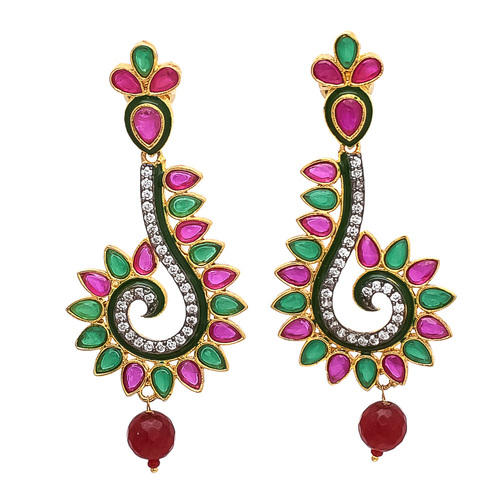 Traditional Peacock Earring Gender: Women