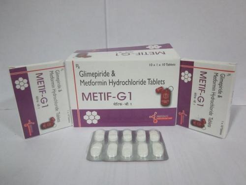 ग्लिपेनजाइड और मेटफॉर्मिन टैबलेट्स