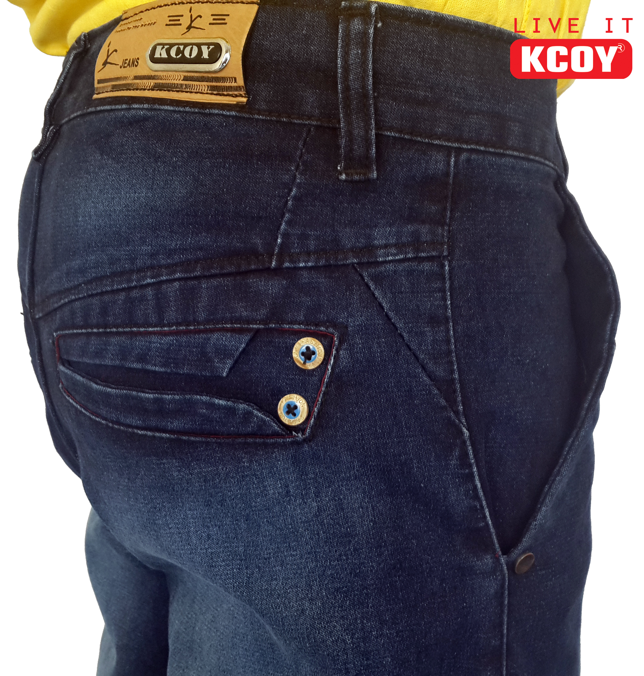 Denim Kcoy Jeans Cotton Lycra