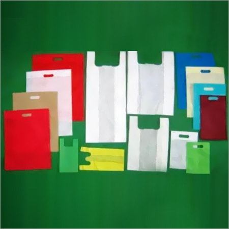 Non Woven Bag - Non Woven Material, Variable Size, White, D-Cut/U-Cut Handles | Eco-Friendly, Durable, Lightweight, Reusable, Customizable