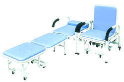 ब्लू अटेंडेंट बेड कम चेयर