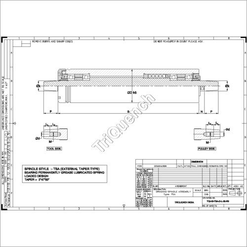 Grinding Machine Spindles