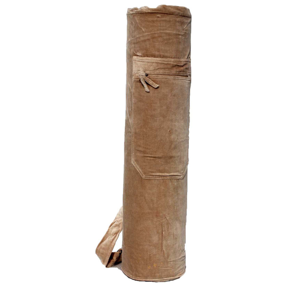 Ymb-123 Light Brown Velvet Mat Bag Application: Yoga