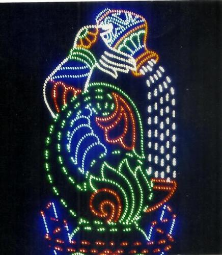 Red And Green And White And Blue Led Decorative Light