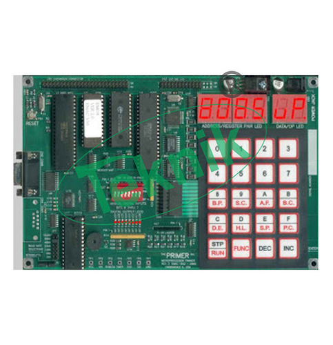 Low Cost 8085 Microprocessor Trainer Kit - 8085 CPU at 6.144 MHz, 8K Bytes RAM, 16-Bit TIMER/COUNTER, 24 I/O Lines