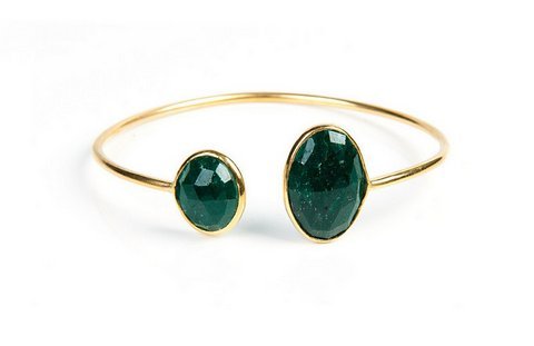 Fashion Dyed Emerald Gemstone Bracelete