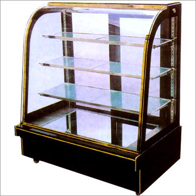 Bend Glass Counter (4 Shelves)