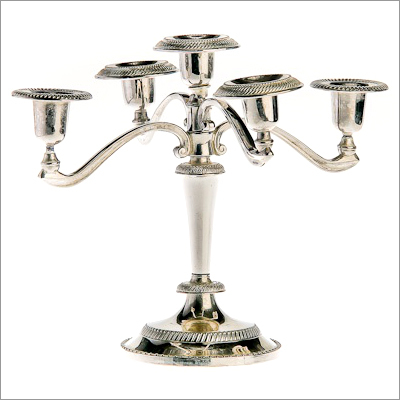 सजावटी तांबे का कैंडलस्टिक