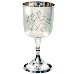 स्टेनलेस स्टील की वाइन गोबलेट्स