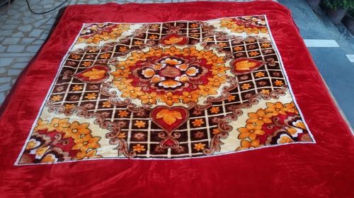 100% पॉलिएस्टर डबल बेड प्रिंटेड मिंक ब्लैंकेट आयु वर्ग: वयस्क