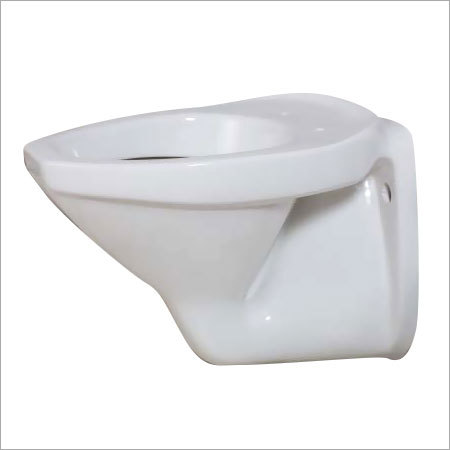 Wall Hung Water Closet - Ceramic, 56 x 43 x 82 cm, Square Shape, One Piece Structure, 10-16 Kilograms | Wall Mounted, Easy to Clean and Maintain