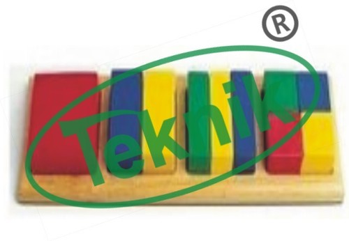 Fractions Of Square (Wooden) - High-Quality Wooden Material , Ideal for Mathematical Equipment and Learning Applications