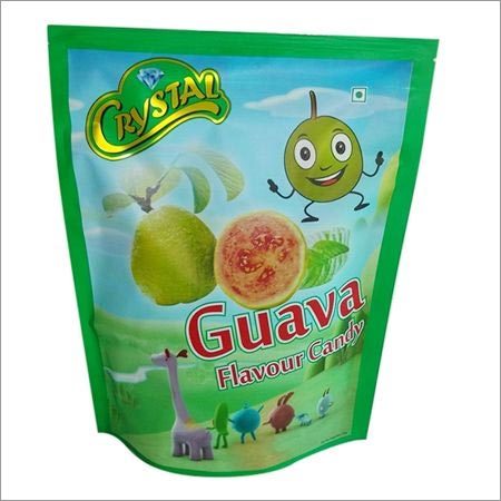 ग्रीन प्रिंटेड प्लास्टिक पाउच