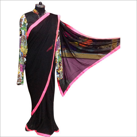 डिजाइनर चिफ़न साड़ियाँ