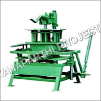 Hand Operated Concrete Block Making Machine