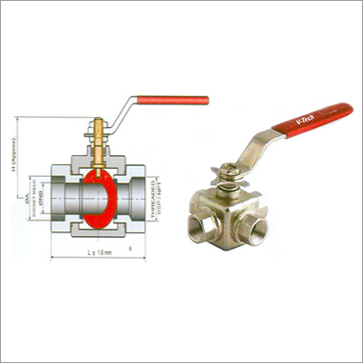 Three Way Ball Valve