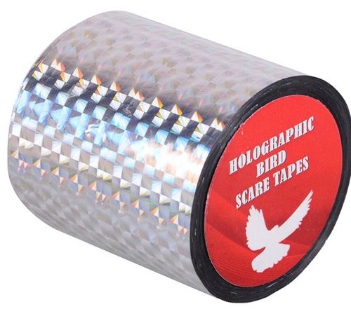 Silver Red Irri Flash Scare Tapes For Birds