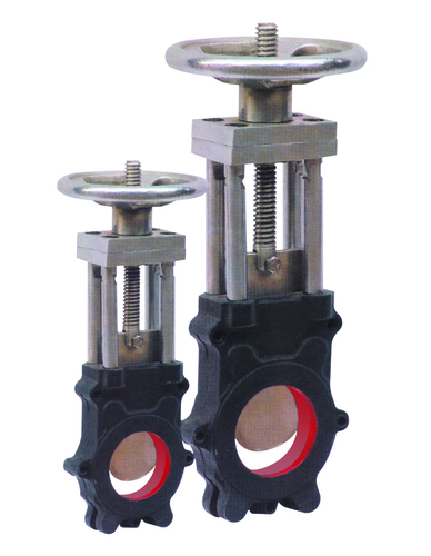 कास्ट स्टील डब्ल्यूसीबी नाइफ एज गेट वाल्व आवेदन: औद्योगिक