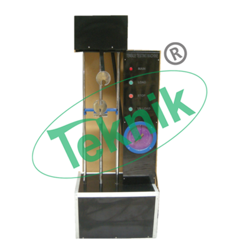 Tensile Testing Machine - Single Screw, Load Capacity Up to 500 kg, Cross Travel Up to 1000 mm, Speed Variable From 10 to 500 mm/minute | Digital Indicator With Peak Force Memory