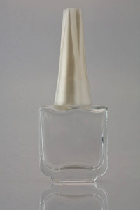 Transparent Empty Clear Glass Nail Paint Container