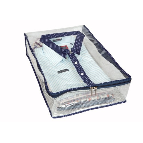 Garments Cover Bags - 100% Virgin PVC, 1-8 mm Thickness, Glossy Finish, Recyclable & Moisture Proof , Lightweight & Soft with Zipper Closure