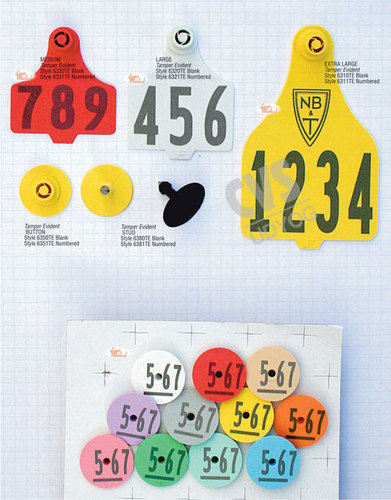 सीवीएस 74 कान टैग प्लास्टिक