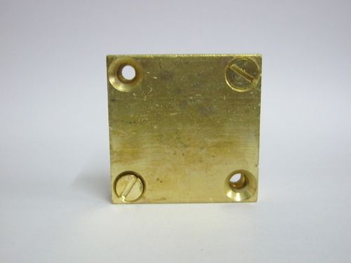 Brass Square Tape Clamp Size: Customize