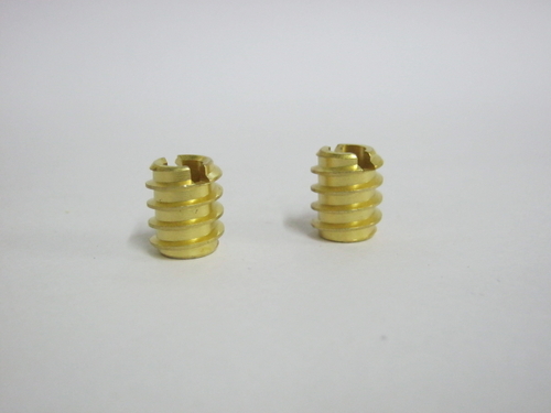 पॉलिश ब्रास स्लेटेड वुड इंसर्ट