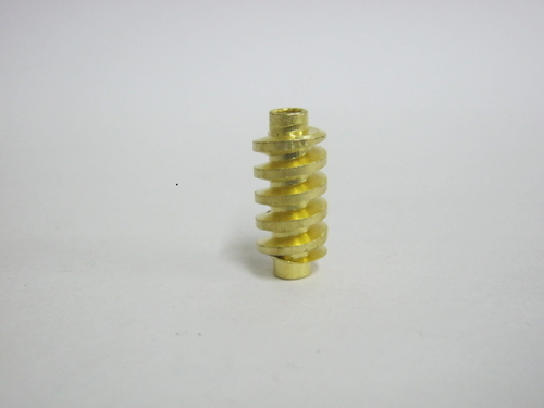Polished Brass Threaded Insert For Wood