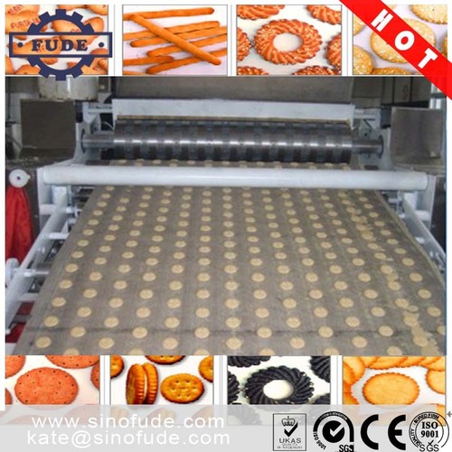 Automatic Biscuit Production Line - Stainless Steel, Variable Dimensions | Capacity 50-1200 KG/H, Models BBG250-BBG1000, CE Certified, Multi-Fill Options