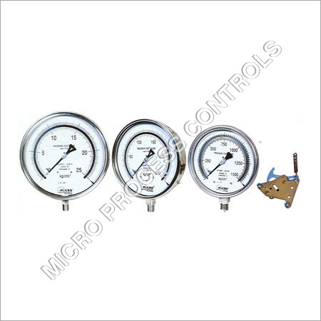 Precision Gauges - Stainless Steel, 150/200/250 mm | 0.25% & 0.5% Accuracy, Bottom/Surface/Panel/Flush Mounting, Vacuum/Compound/Pressure up to 2500 Kg/cm2, Sturdy Design