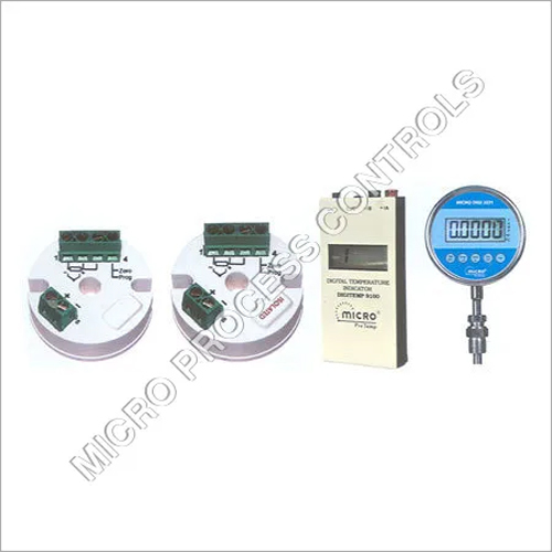 Digital Temperature Gauge - Weather Proof / Flame Proof, Class A And Class B Accuracy | Pt-100, J, K, E, T, R, S Sensor Types, -200a C To 1600a C Range, Robust Die Cast Aluminium Enclosure