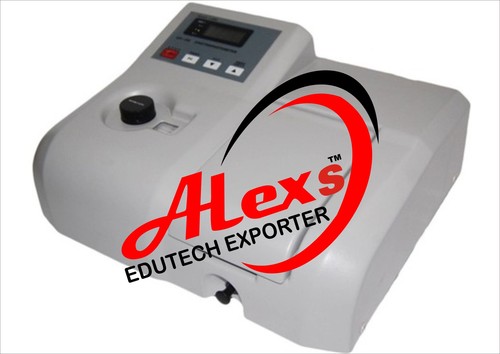 Spectrophotometer Visible Single Beam Microprocessor